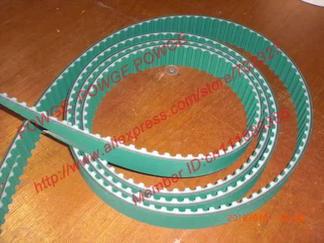 30 50mm aço de poliuretano 5m-25 htd5m correia dentada