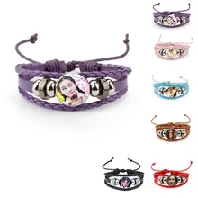 Браслеты для сублимации из воловьей кожи, вязаный браслет для термопереноса, печать на заказ, ювелирные изделия,,, 8 шт./лот