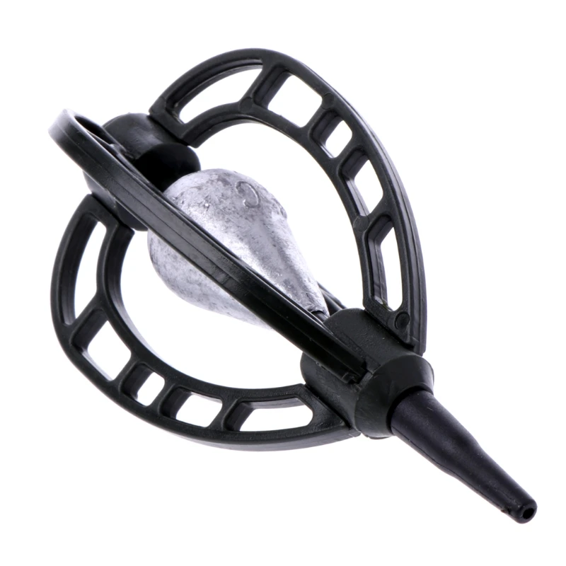  Carp Fishing Swim Feeder In-line Method Lure Cage Basket Bait Trap Lead Sinker L15