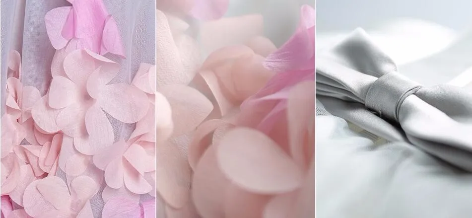 2020 Flowers Prom Dresses Short Front Long Back Evening Gown Gray Organza Fashion Party Formal Gown for Graduation