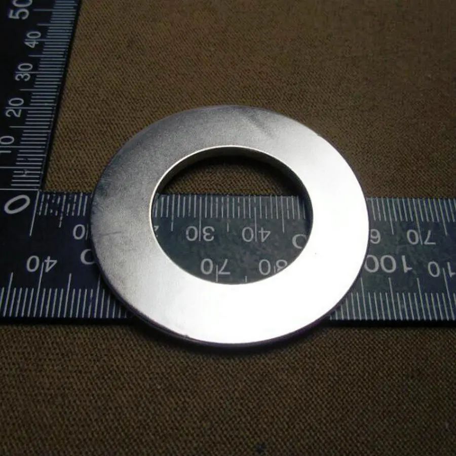 2 шт. неодимовые магниты с потайным кольцом 50 х3 мм 28 мм|countersunk ring magnets|magnets raremagnet rare