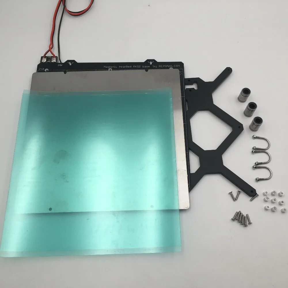  Reprap Prusa i3 mk3 3d drucker erhitzt bett full kit PCB magneten bett Y wagen stahlblech PEI blatt