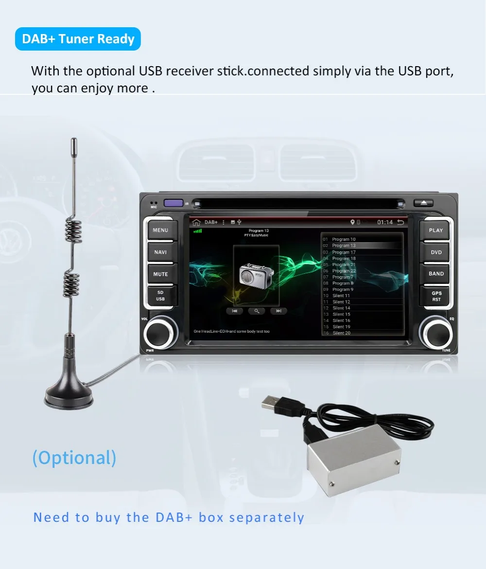 Best 2 din Android 9.0 car multimedia player for Toyota Hilux VIOS Old Camry Prado RAV4 Prado 2003-2008 4 core car dvd player wifi BT 18