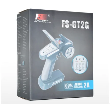 

FS-GT2G FS GT2G Newest Flysky 2CH 2.4G RC Controller Transmitter with Receiver For RC Boat Car