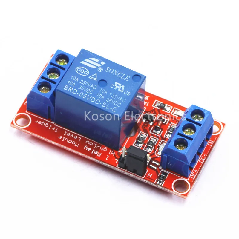 1-Channel 5V Relay Module With Optocoupler H//L Level for Arduino