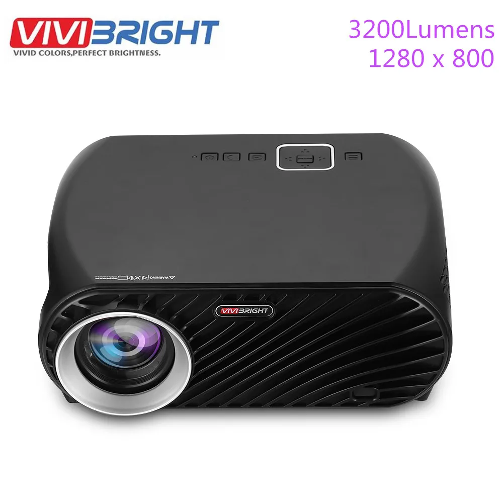 Оригинальный VIVIBRIGHT GP100 проектор Full HD 3200 люмен 1080P WiFi светодиодный lcd Домашний