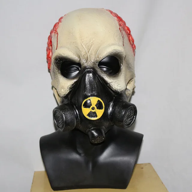 US $20.00  2018 Realistic Antivirus Gas Bloody Horror Zombie Masks For Carnival Halloween Party Accessory