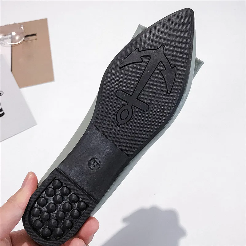 shoes woman Women's Fashion Casual Solid Colors Pointed Toe Flat With Shallow Work zapatillas mujer Shoesflat shoes women #4j24 (20)