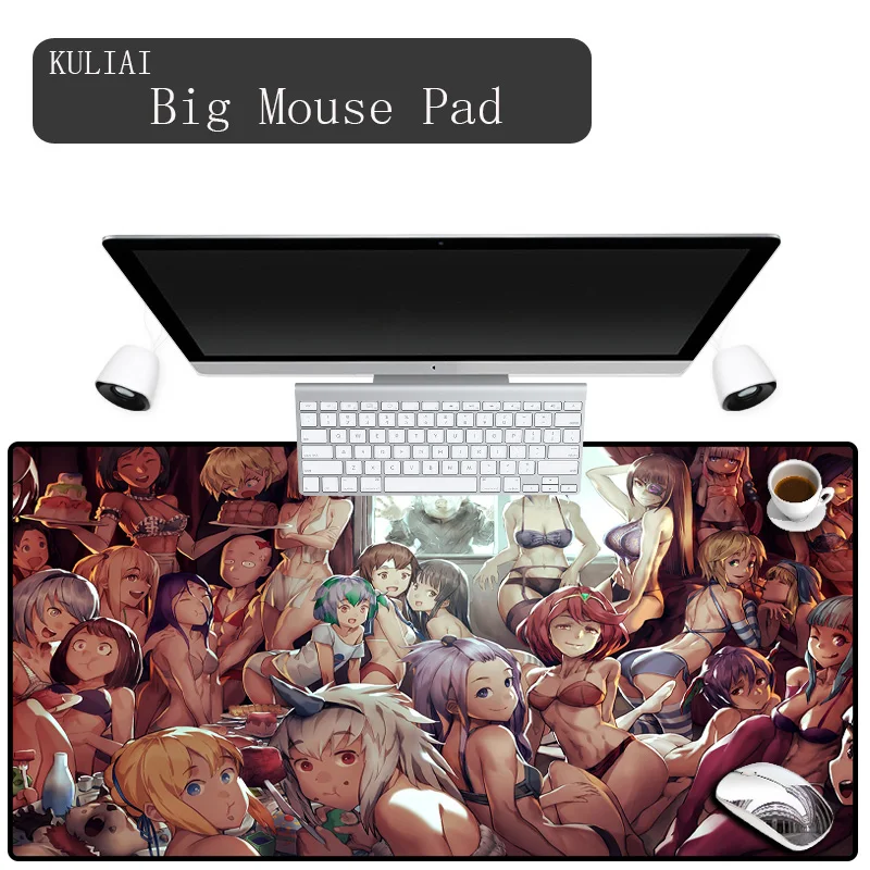 

XGZ Anime Video Mouse Pad Desktop Computer Mousepad Notebook Radiator Mat Non-slip Decorative Mats