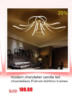 Ceiling Lights & Fans Lights & Lighting Candid Led Modern Chandelier Lighting Novelty Lustre Lamparas Colgantes Lamp For Bedroom Living Room Luminaria Indoor Light Chandeliers