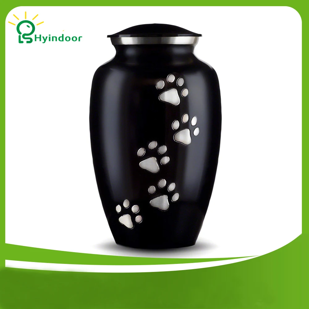 

Pet Ashes Cremation Holder Urns Small Adult Dog with Cat Paw Memorial Casket Animal Funeral Keepsake for Pet
