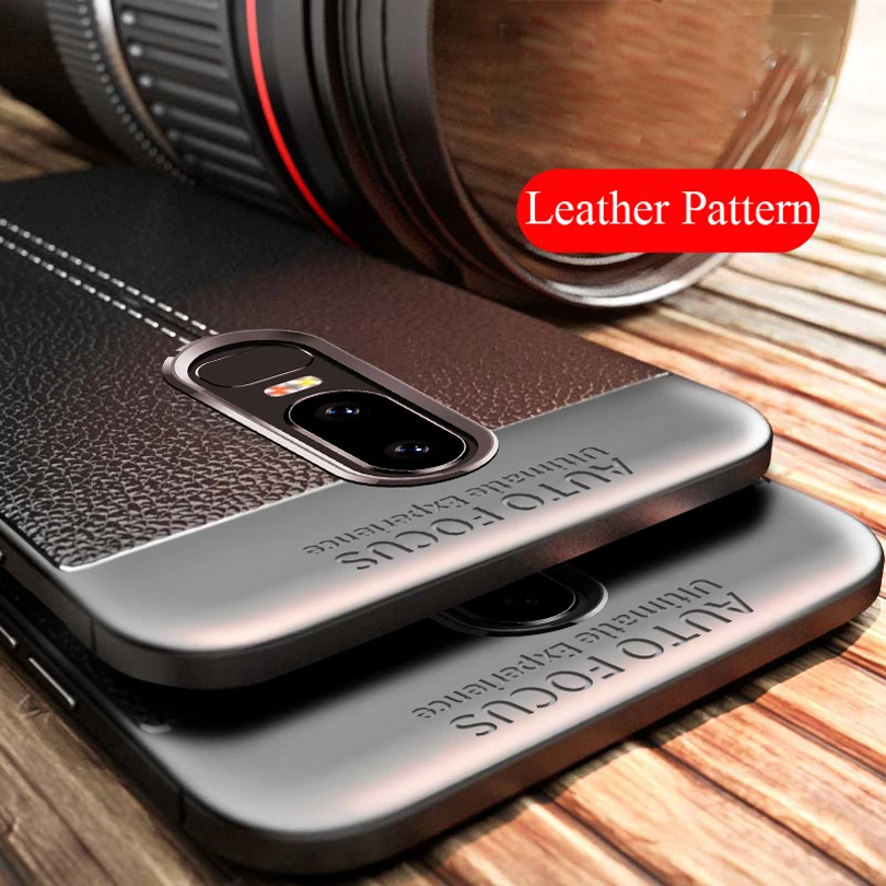 

For Oneplus 6 6t Case Shockproof Original Leather Case For Oneplus 6 6t One Plus 6 6t Oneplus6 Back Cover Coque