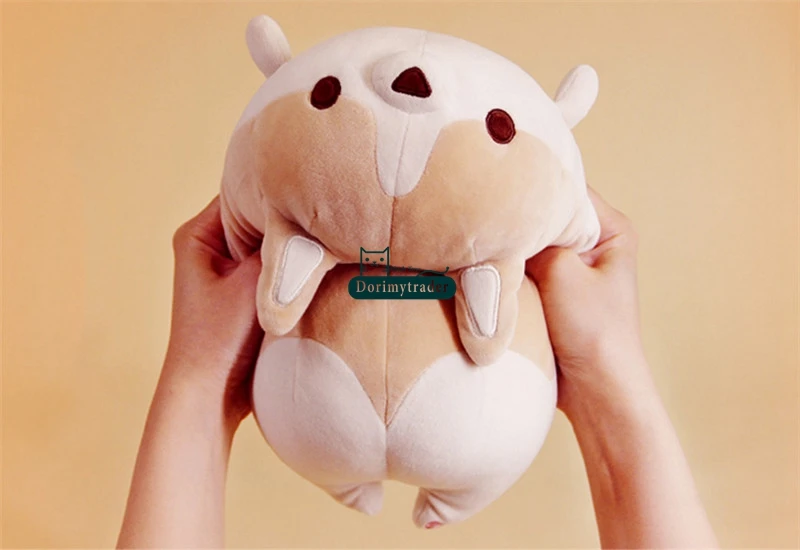 Dorimytrader Pop 60cm Big Anime Corgi Butt Plush Toys Cartoon Stuffed Soft Animals Dog Corgi with Fat Arse 24inches DY61646 (3)