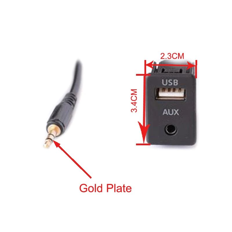 car aux usb panel wire