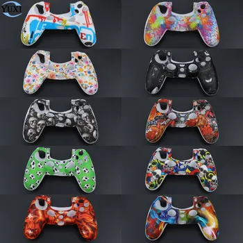 

YuXi Brand New Soft Silicone Rubber Case Cover For Playstation Dualshock 4 PS4 Pro Slim Controller Skin