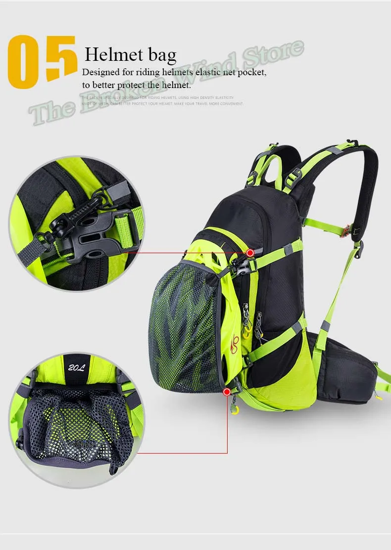 Anmeilu 20L Открытый Велоспорт путешествия рюкзак с защитой от дождя туризм кемпинг альпинистские сумки нейлоновые водонепроницаемые спортивный рюкзак Mochila