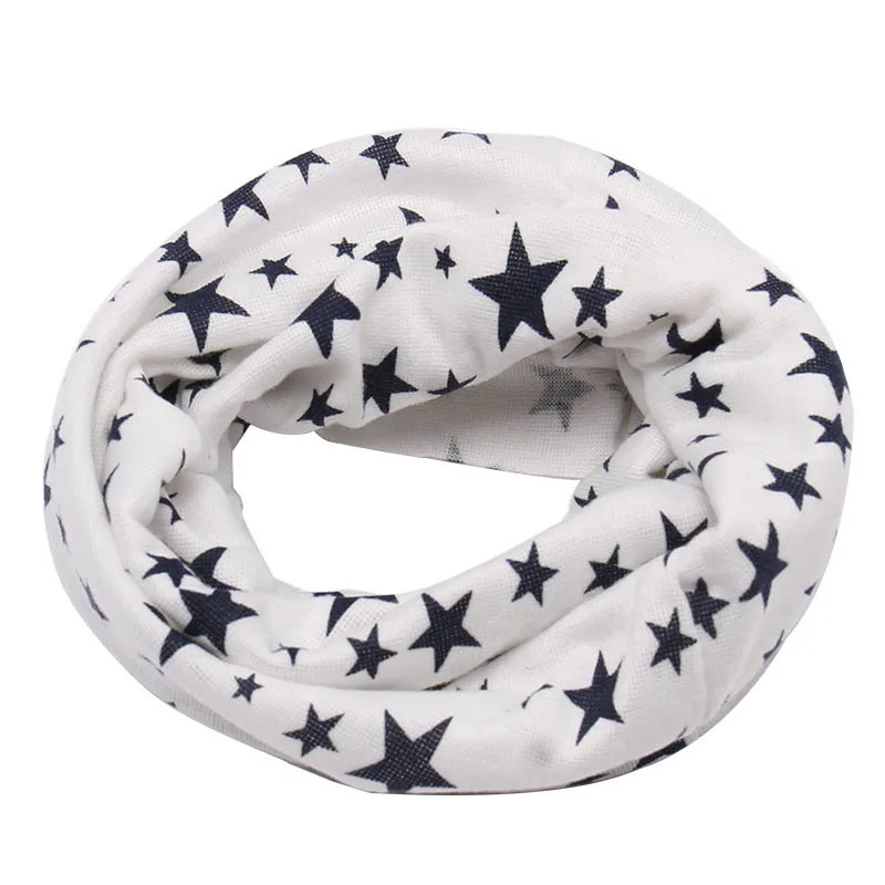 Droppshiping Children Kids Scarf Scarves Warm Loops Neckerchief Stars Fashion Comfortable For Winter dg88