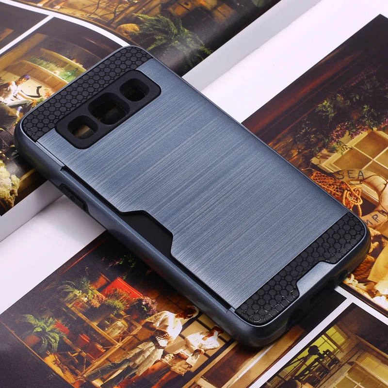 

Card Holder Neo Hybrid Armor Back Cover Case For Samsung Galaxy S3 S4 S5 S6 Edge Plus S7 S8 plus A3 A5 (2016)A7 (2017) Case capa