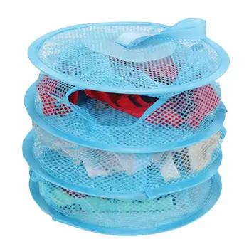 

New 3 Shelf Tier Semi-closed Hanging Mesh Bra Underwear Socks Storage Net Bag