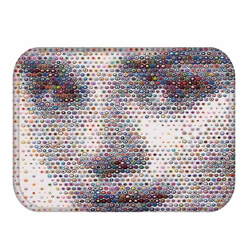 Vintage Entrance Area Rug Kids Waterproof Anti-Slip Doormat Face Print Carpet For Kitchen Bathroom Tapete Anti Sand Floor Mat Vintage Entrance Area Rug Kids Waterproof Anti-Slip Doormat Face Print Carpet For Kitchen Bathroom Tapete Anti Sand Floor Mat