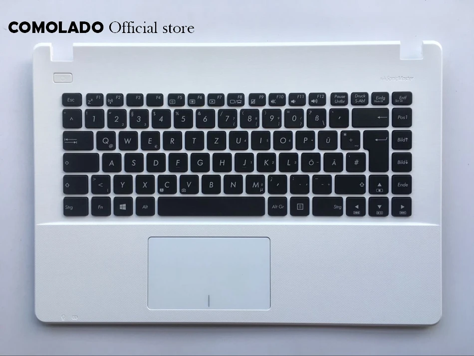 GR немецкая клавиатура для ноутбука ASUS X451 X451E X451M X451C X451E1007CA topcase keyboard Palmrest верхняя