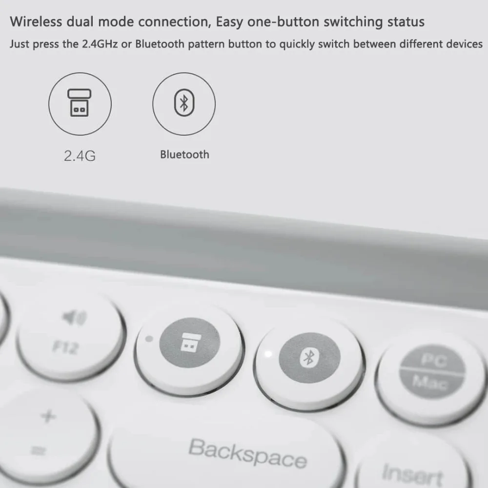 Клавиатура Xiaomi MIIIW Bluetooth 104 2 4 ГГц два режима поддержка Windows/Mac/Android/iOS|Смарт-гаджеты|