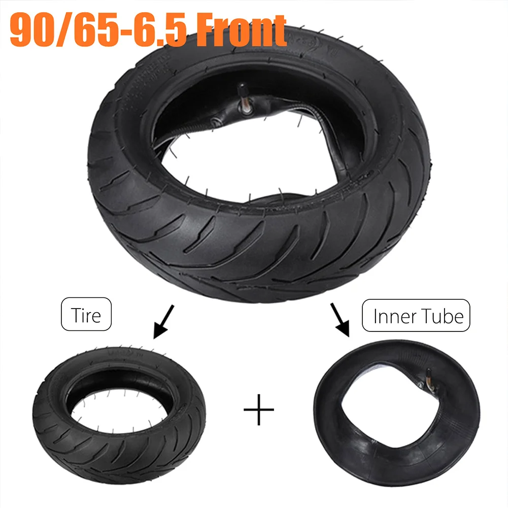 90/65/6.5 Or 110/50/6.5 New Mini Bike Tires Front Rear Tire Inner Tube Bent Valve For 47cc 49cc Mini Dirt Bike Scooter Moto - Цвет: 90 65-6.5