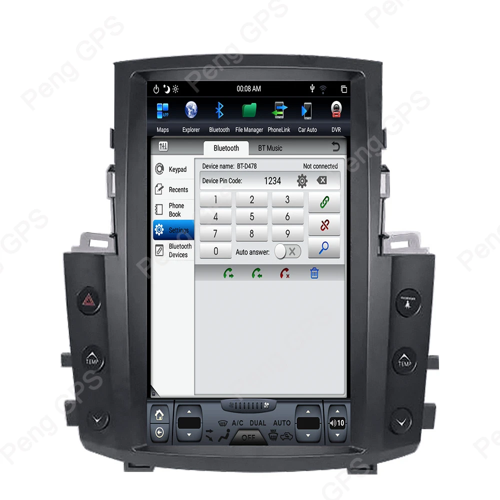 Flash Deal 6 Core Android 8.1 Tesla Vertical Screen for Lexus LX570 2007-2015 GPS Navigation 4G+32G DVD Player Built-in CarPlay 4K Headunit 2