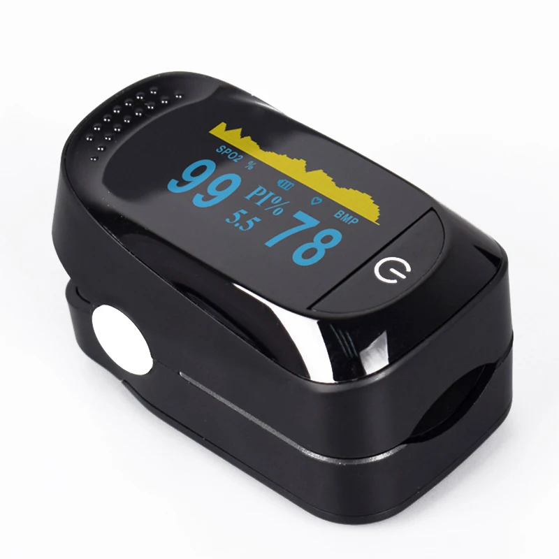 

Household Digital Fingertip Pulse Oximeter Blood Oxygen Saturation Monitor Finger SPO2 PR PI Pulse Sleep/Heart Rate Monitor