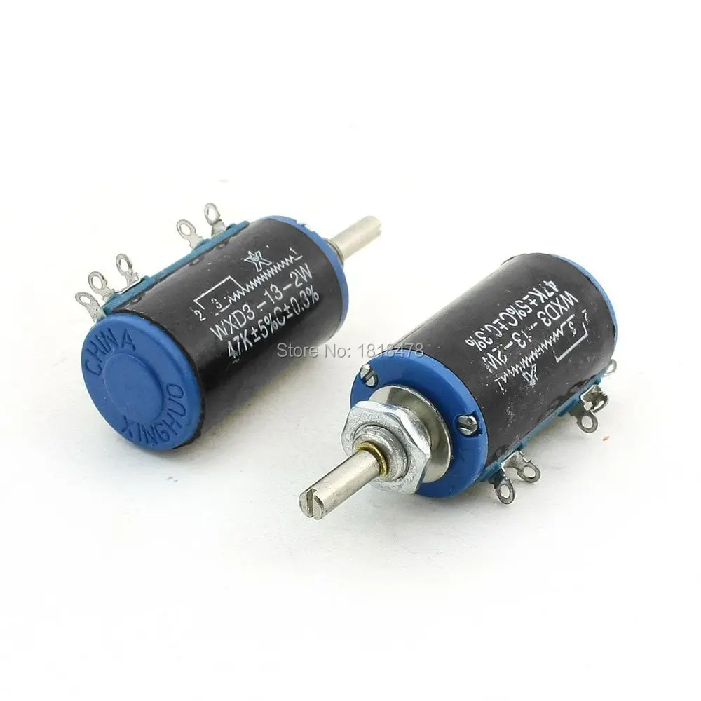 WXD3-13-2W 10K ohm Multiturn Wirewound Potentiometer Adjustable Resistor MF