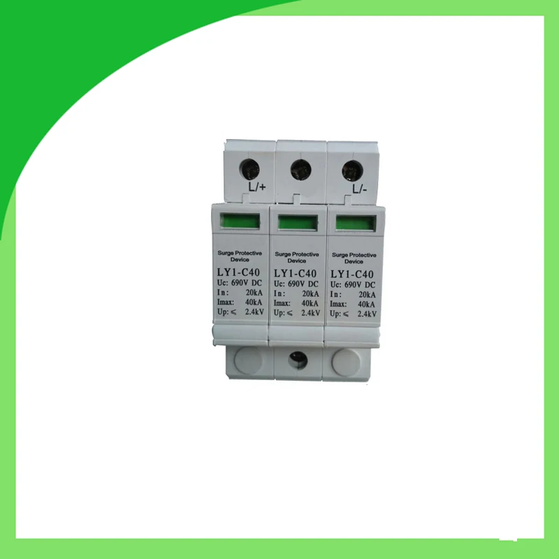 

Ly1-C40 690V 40ka 3pole Photovoltaic (PV) Power Surge Protector