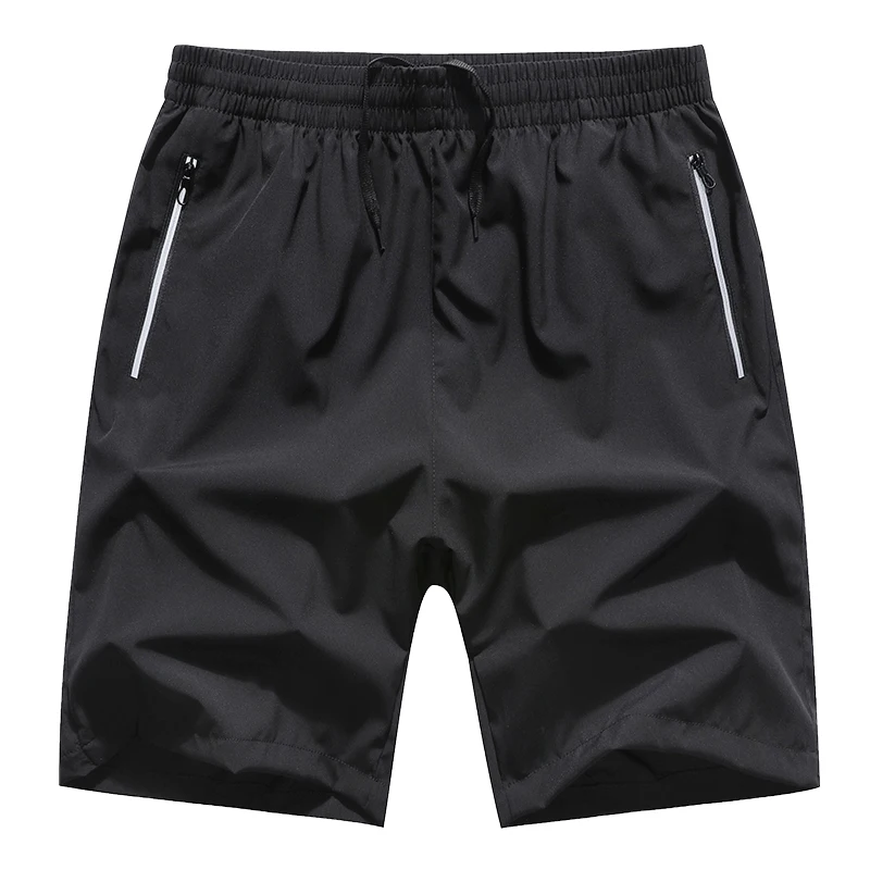 2020 Mens Shorts Black Solid Summer Quick Dry Clothing Elastic Waist Zipper Pocket Casual Hot Bermuda Male Plus Size Big 6XL 8XL 2020 Mens Shorts Black Solid Summer Quick Dry Clothing Elastic Waist Zipper Pocket Casual Hot Bermuda Male Plus Size Big 6XL 8XL