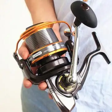 Zoostliss 13BB New 9000 All Metal Line Cup Big Long Shot Round Fishing Reel Fishing Boats Sea Anchor Rod Reels 