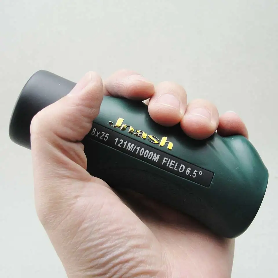 Profissional sem Visão Relógio do Esporte Telescópio Monocular Âmbito Optics Compact Bolso Mini Portátil Handheld Close up Foco Noturna 23 Monocular 8x25 telescópio escopo profissional óptica bolso