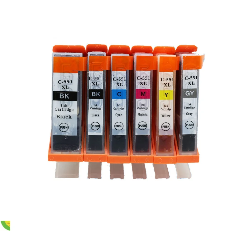 Сменный картридж PGI 550 550XL 550BK CLI 551 PGI550 для Canon MG5450 MG5550 MG6450 Ip7250 MX925 MX725 IX6850|ink
