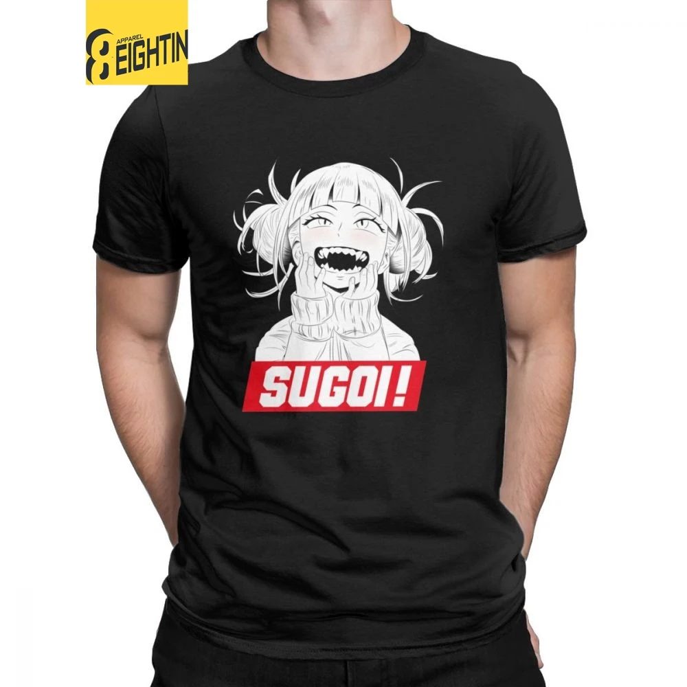 

Himiko Toga T-Shirt Sugoi Boku No Hero Man Anime Manga T Shirts Vintage Purified Cotton Short Sleeves Tees O Neck Unique Tops