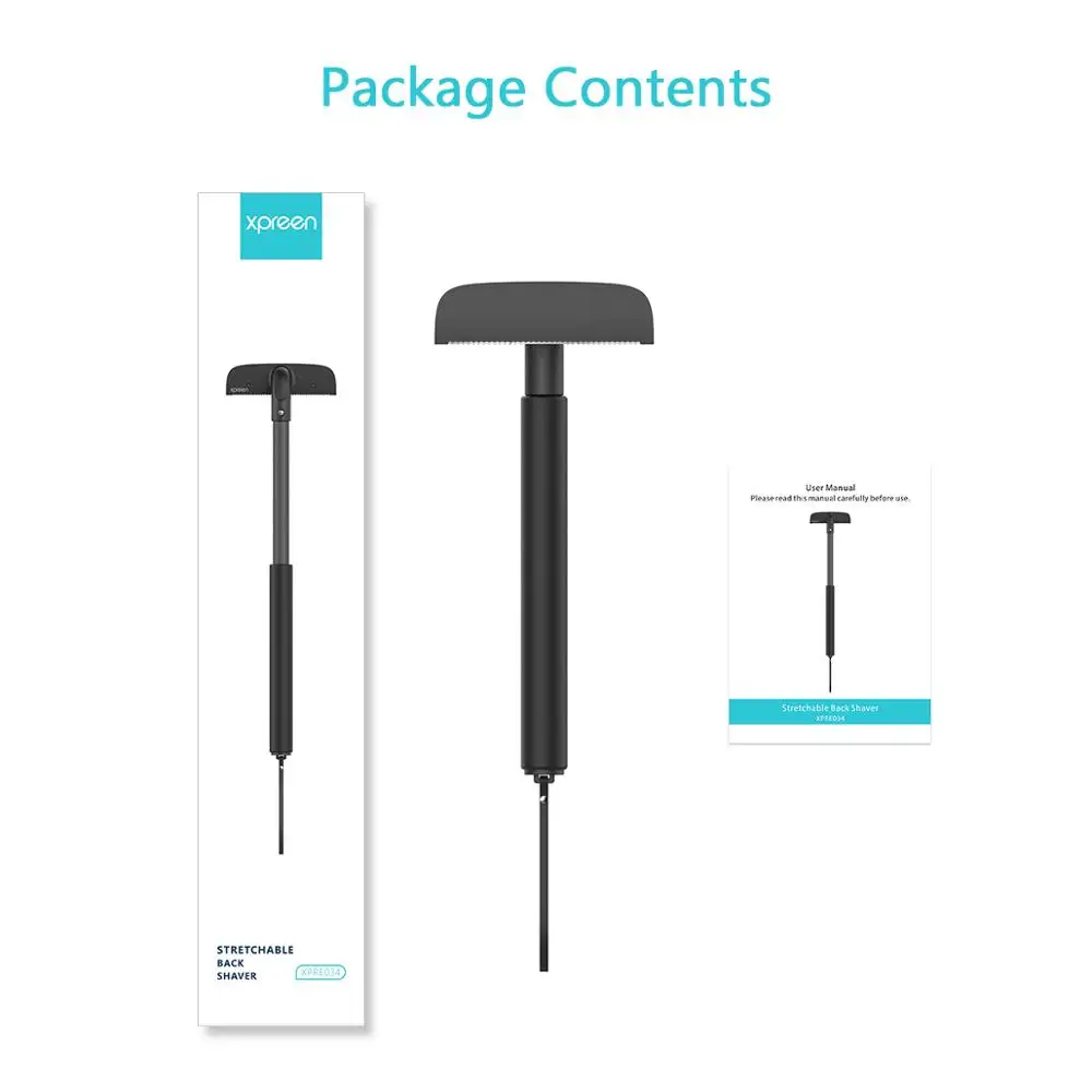 High Quality Adjustable Stretchable Back Shavers For Men Back Hair