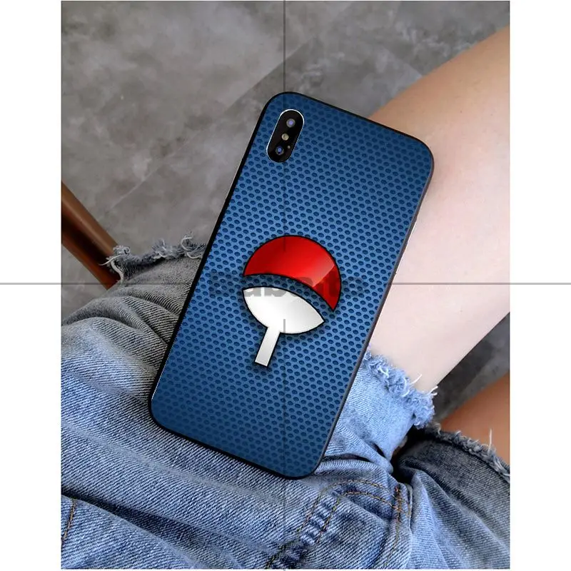 Babaite Naruto Akatsuki Uchiha DIY Окрашенные аксессуары для телефонов Чехол для Apple iPhone 8 7 6 6 S Plus X XS MAX 5 5S SE XR чехол