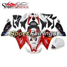 Carenagem Para Aprilia RSV4 1000 10 11 12 13 14 15 2010-2015 Plástico ABS Motorcycle Fairing Kit Carroçaria Completo Vermelho Capas Brancas
