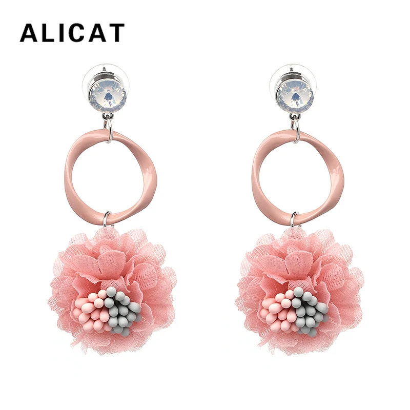 Flower Drop Earrings for Women Bohemian Ethnic Shape Dangle Earring 2018 Fashion Statement Wedding Jewelry Party Gift | Украшения и
