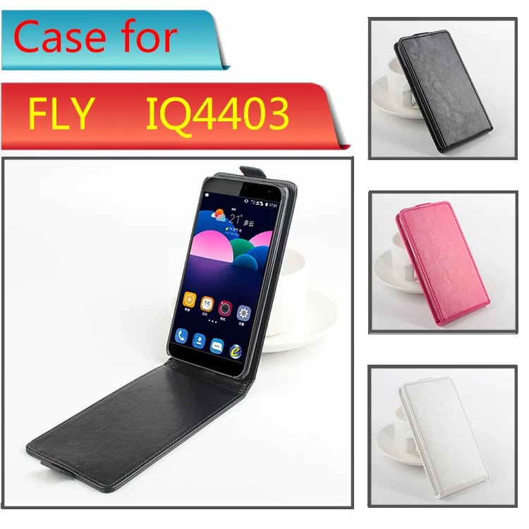 

Flip Phone Bag Cases For FLY IQ4403 Stand Leather Wallet Mobile Accessories Case Cover For FLY IQ4403 Protector Cover Shells