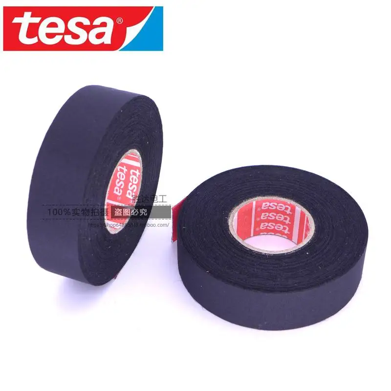 

( 1 PCS )Germany TESA 51026 Flannelette Public Wire Harness Engine Room Temperature Resistance Tape TESA Adhesive Tape Meters