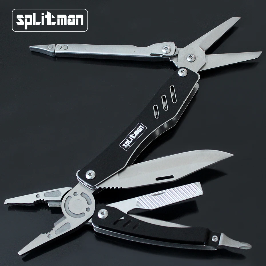 Miglior EDC Multitool Coltello Pieghevole Strumenti Di Sopravvivenza Pinza Tasca Forbici Pinze di Pesca di Campeggio Combinare Multifuntional Punte Cacciavite