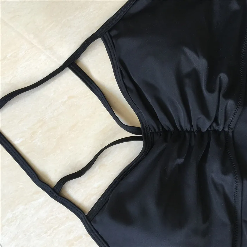 5XL One Piece Plus Size Swimwear Women 2018 New Push Up Swimsuit Bandage Bathing Suit For Women Sexy Extra Large Swimming Suit (4)