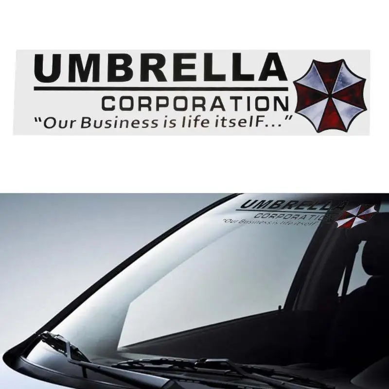 Передняя/задняя наклейка на окно автомобиля Umbrella Corporation|Наклейки автомобиль| |