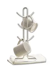 Grade metal cups Mark cup holders household racks hanging storage rack Drain Mug cup holder rack furniture accessories