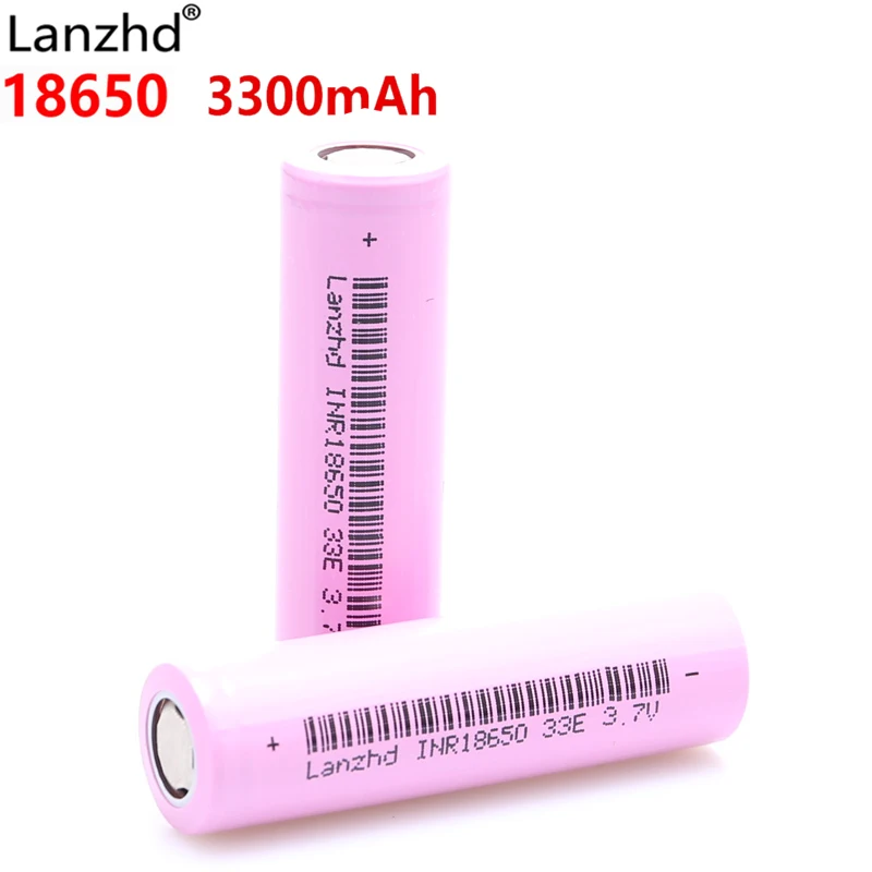 2 шт. 18650 Батарея 18650VTC7 INR18650 батареи Li ion 3 7 V 3300mAh литиевая батарея для фонарик