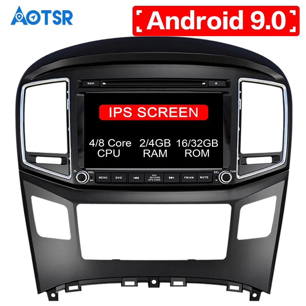 Android9.0 автомобильный DVD плеер GPS навигация для Hyundai H1 Grand Starex Royale i800 2016 2017 Радио