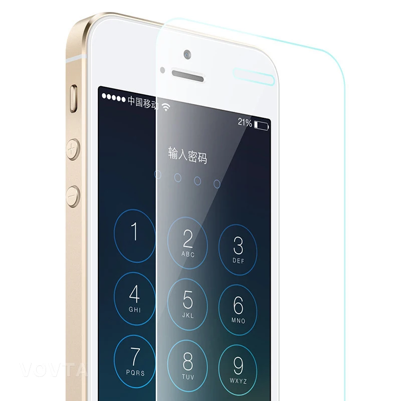 VOVTA 5s Glass For iPhone 6 5S 7 6s On Glass Tempered Film Protection 9H Screen Protector For iPhone 6 5S se 7 8 5 X Glass11