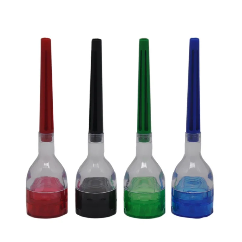 

Cone Artist Multifunctional Plastic Manual Cigarette Cone Roller with Herb Grinder Rolling Machine Set Random Color